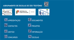 Desktop Screenshot of agrupamentosaoteotonio.net