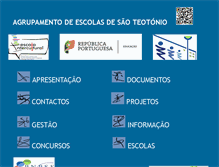 Tablet Screenshot of agrupamentosaoteotonio.net